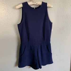 Navy romper
